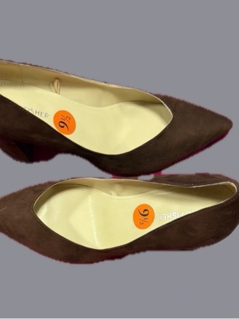 Marc Fisher Brown Suede Pointed heels